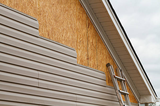 Professional Vinyl Siding technician working in Esmont, VA